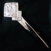 Deluxe Scottish Thistle Kilt Pin